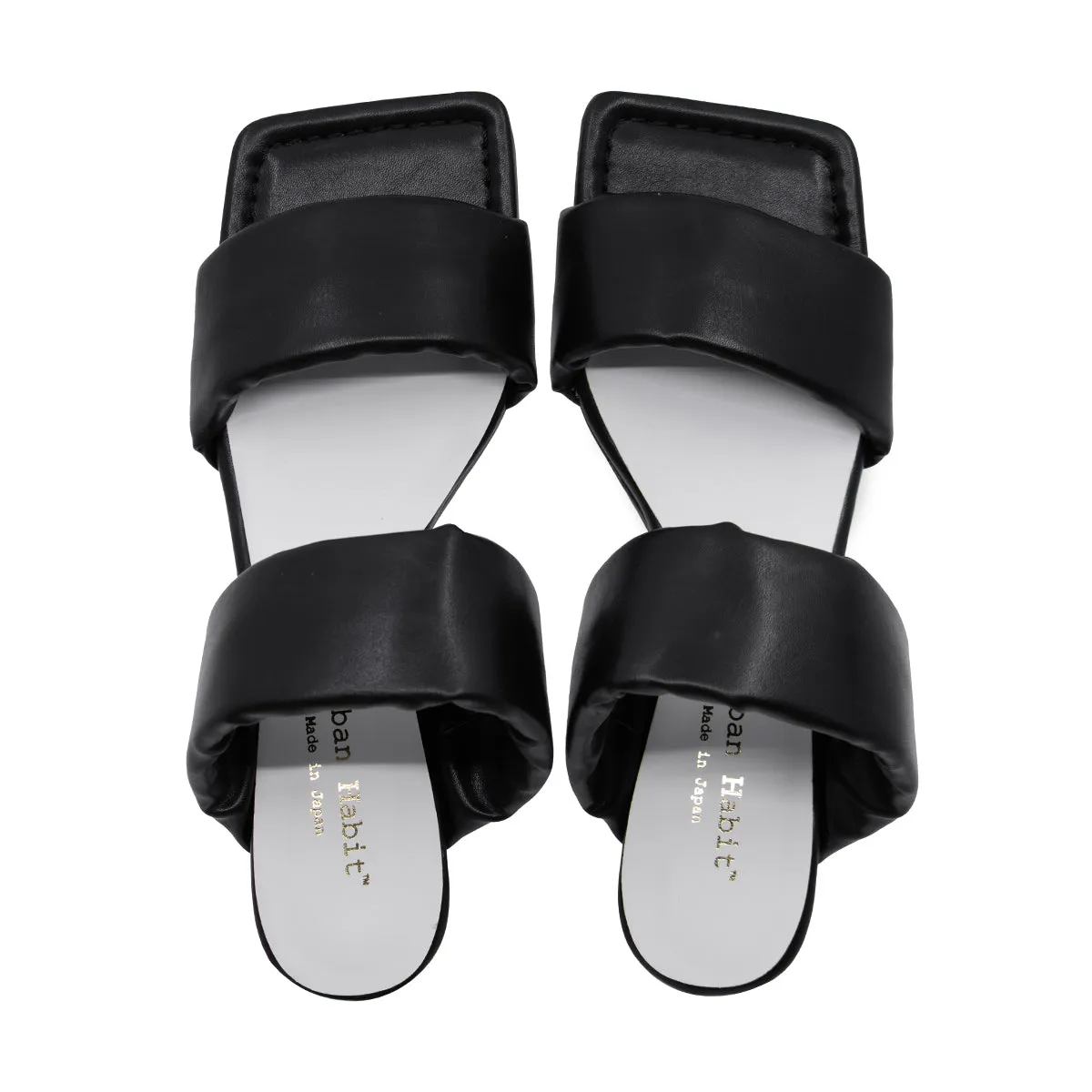 Hano Black Extra Soft Mule Sandals