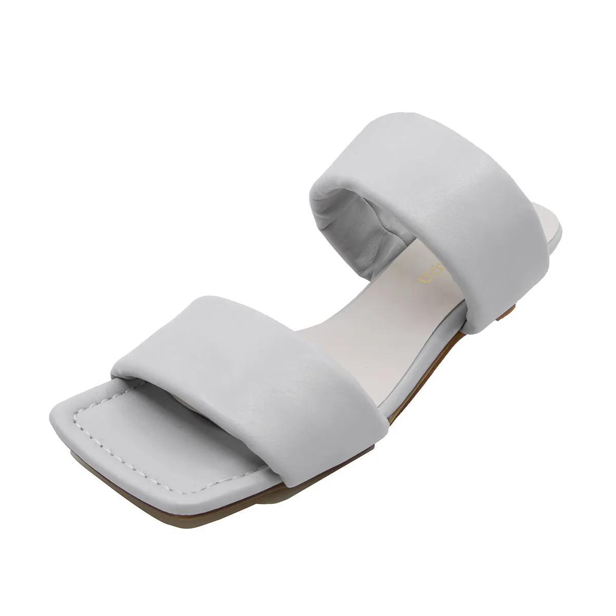 Hano Light Grey Extra Soft Mule Sandals