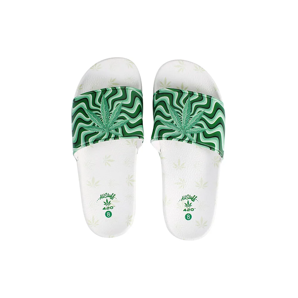 Himpy Slides - Womens Skywalker Alien White Sandal - 1 Pair Per Pack