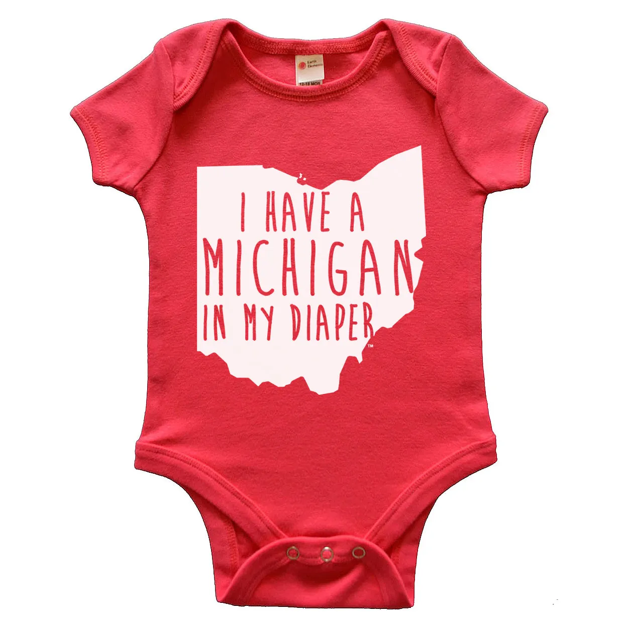 I Have A Michigan In My Diaper Baby One Piece