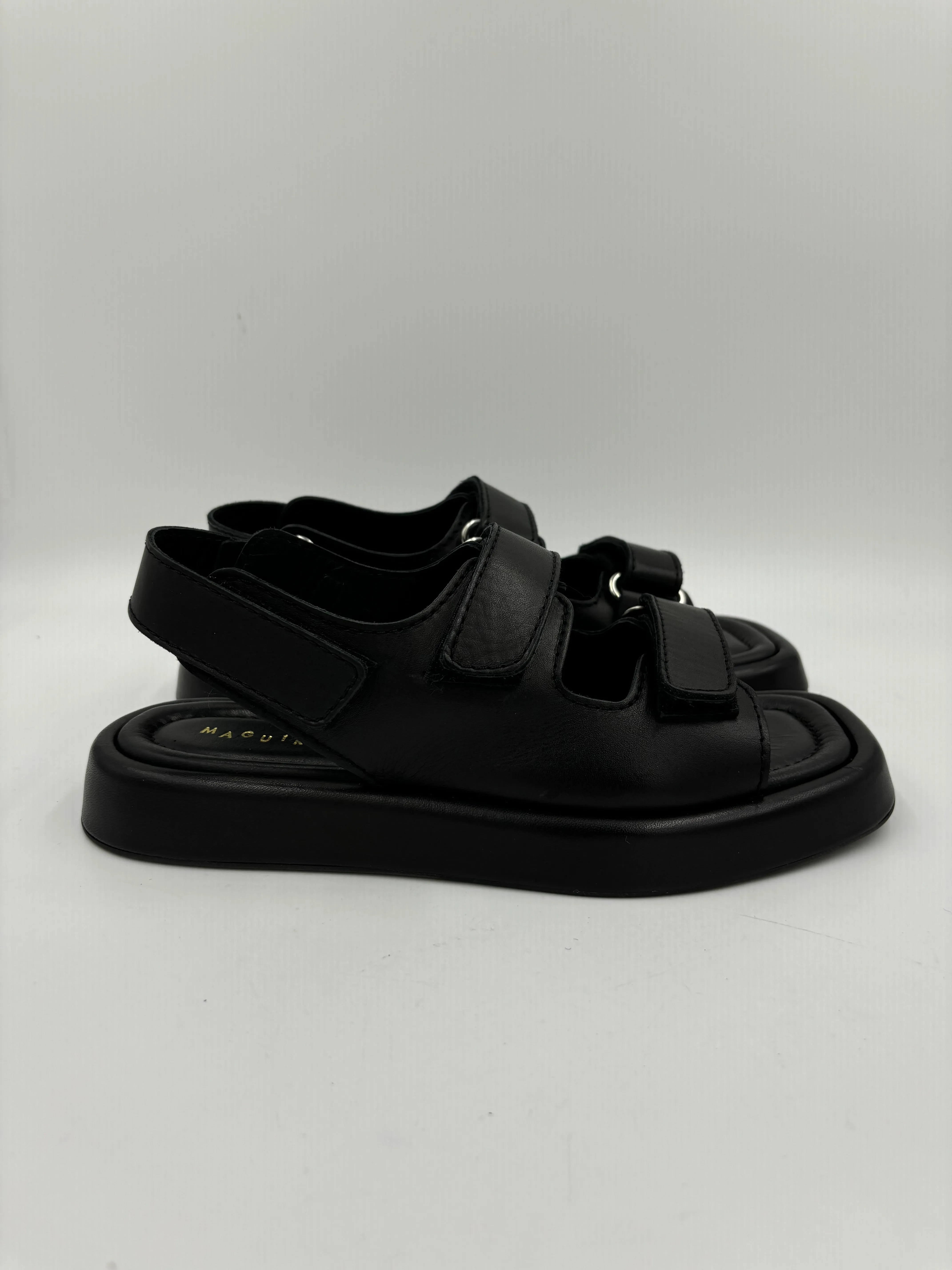 Imperfect Murcia Black Sandal