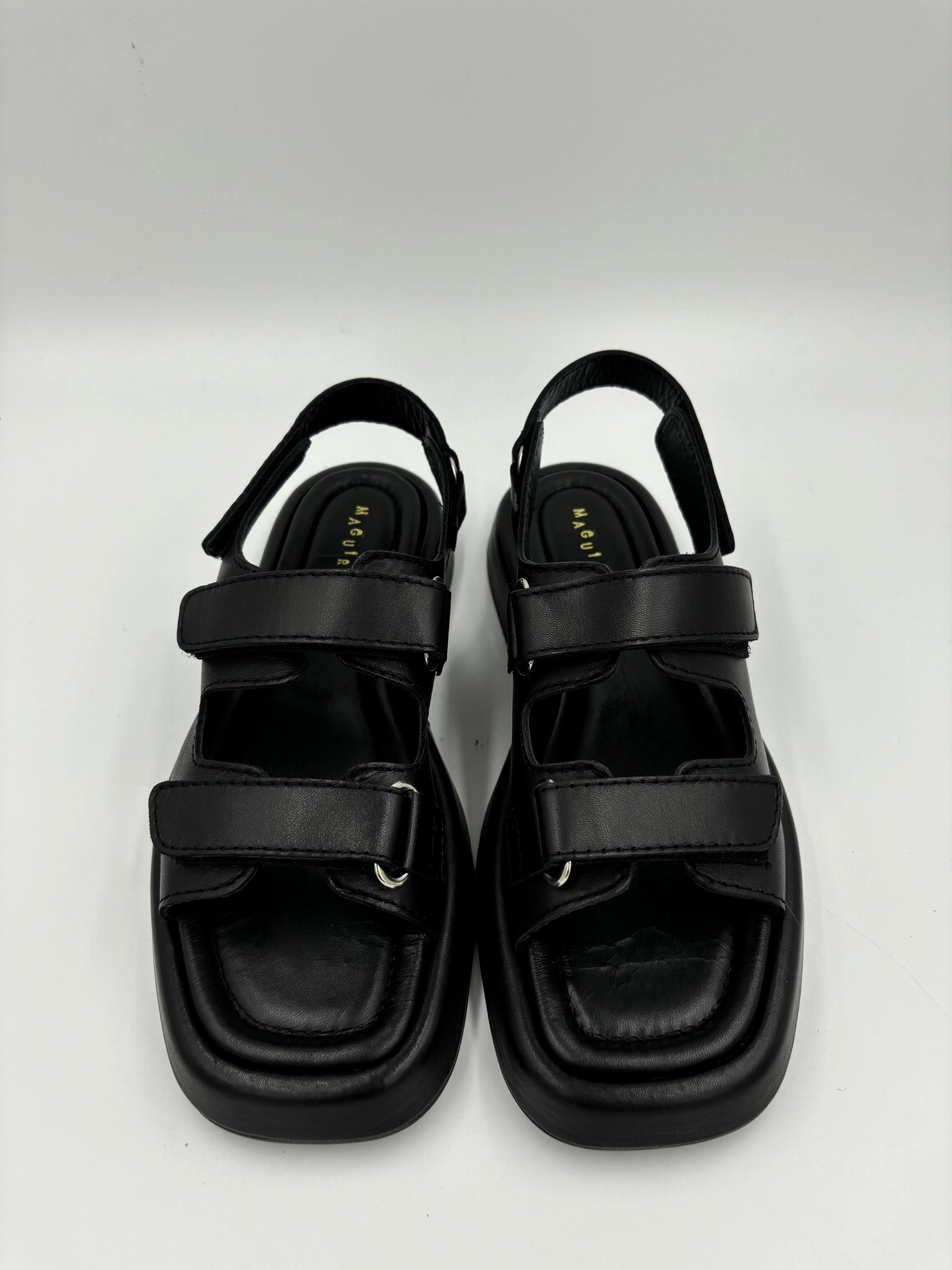 Imperfect Murcia Black Sandal