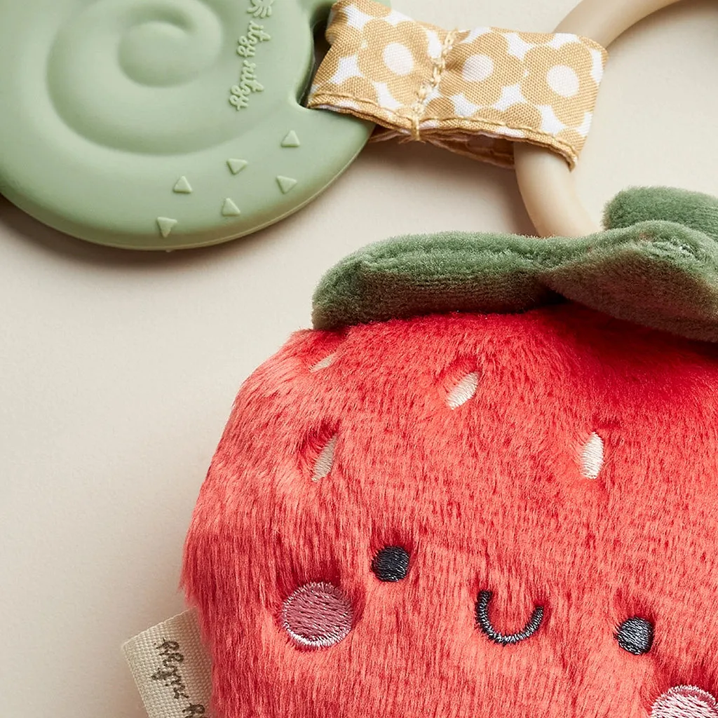 Itzy Pal™ Plush   Teether - Strawberry