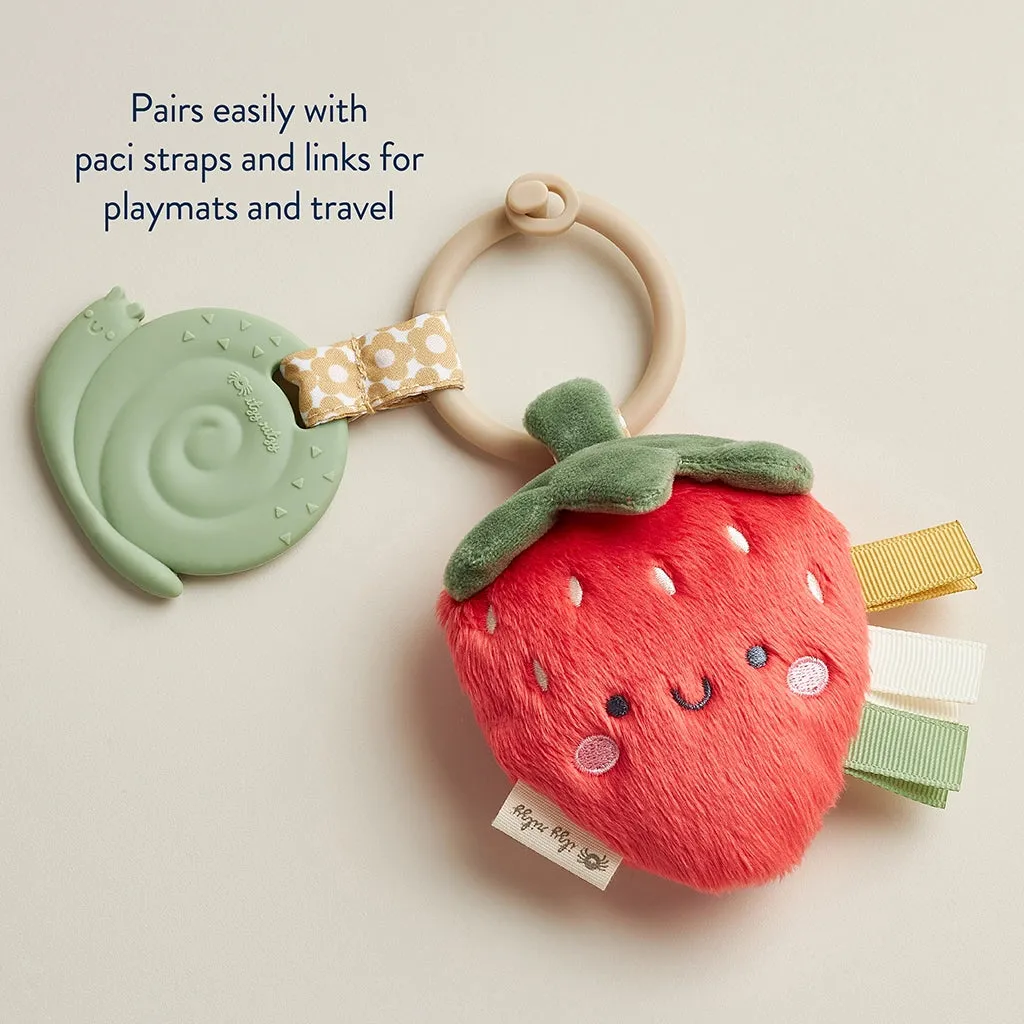 Itzy Pal™ Plush   Teether - Strawberry