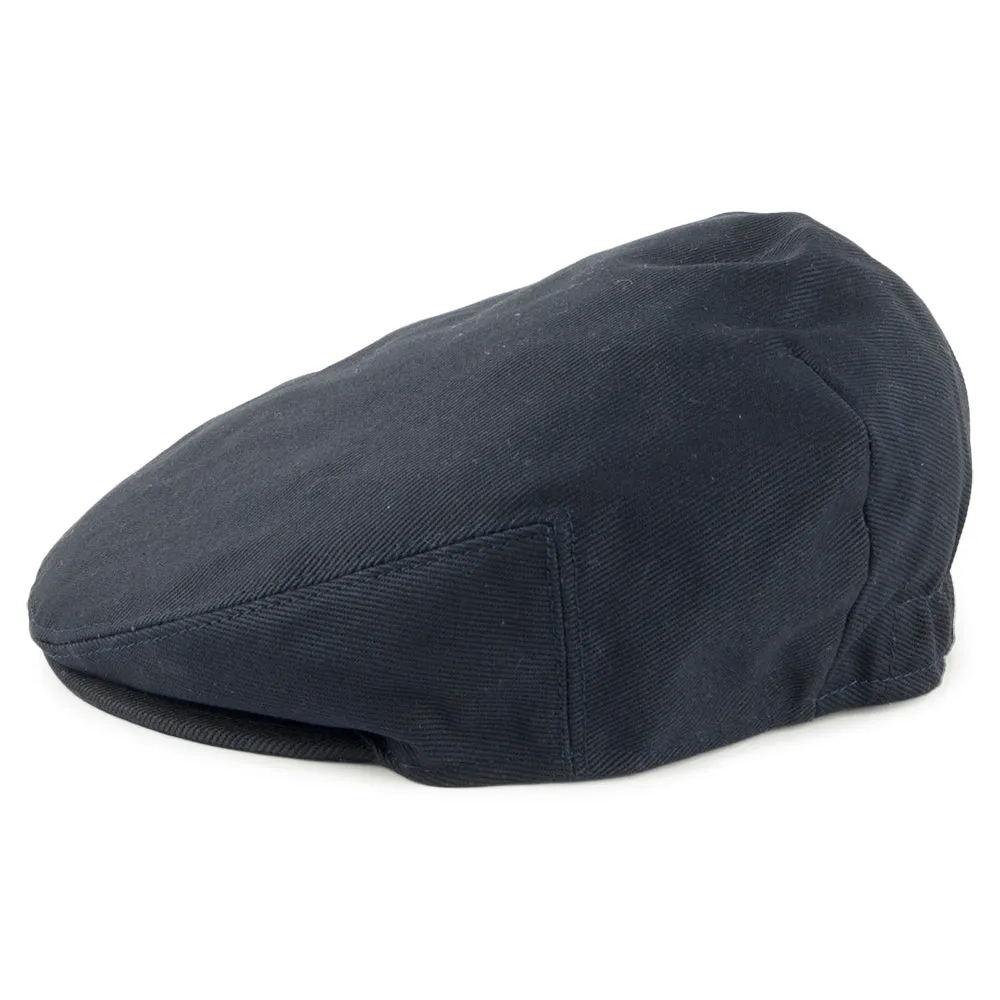 Kids Cotton Flat Cap Navy Wholesale Pack