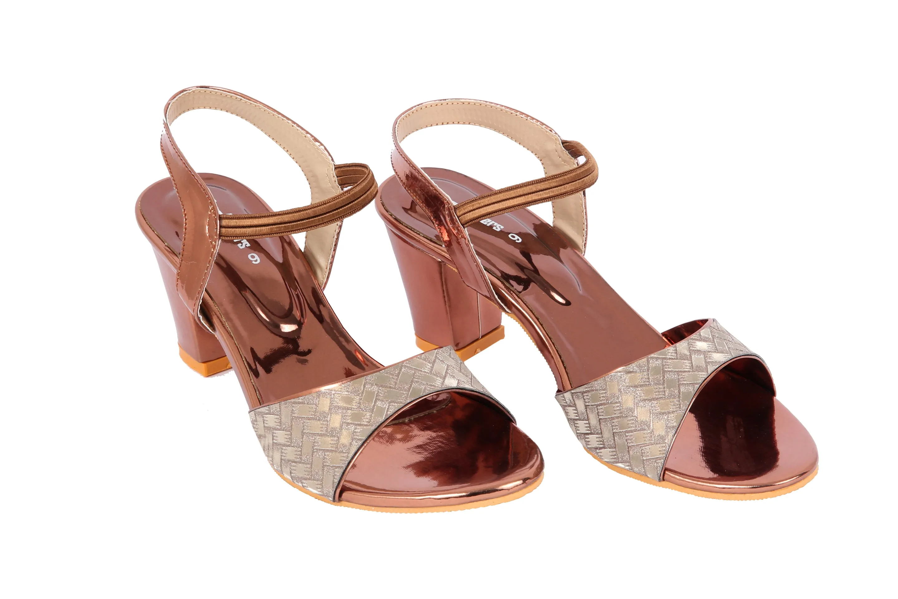 LADIES FANCY HEEL SANDAL 53323