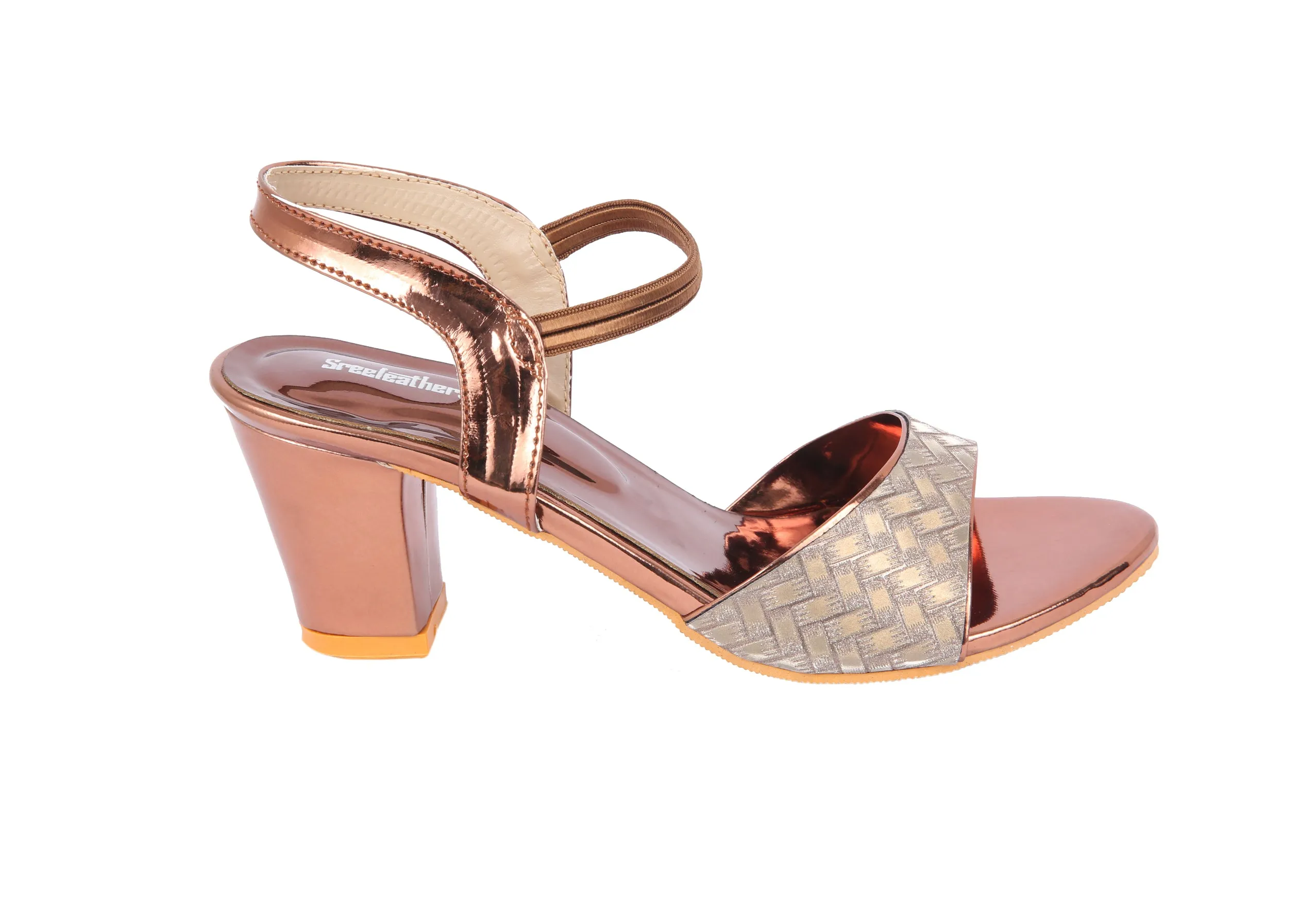 LADIES FANCY HEEL SANDAL 53323