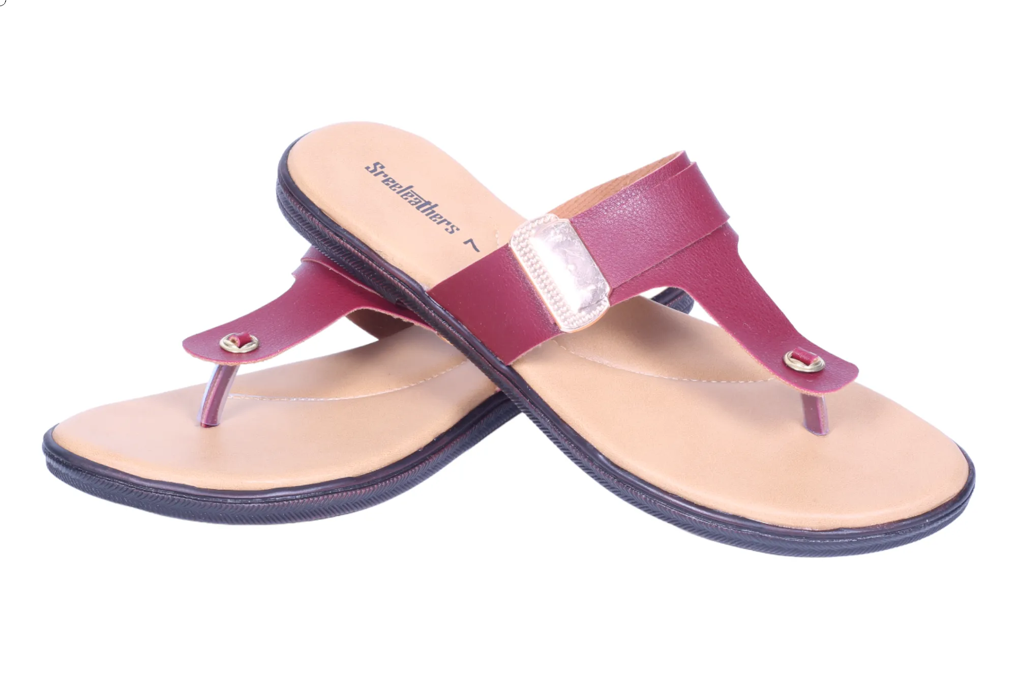 Ladies Flat Chappal 54019