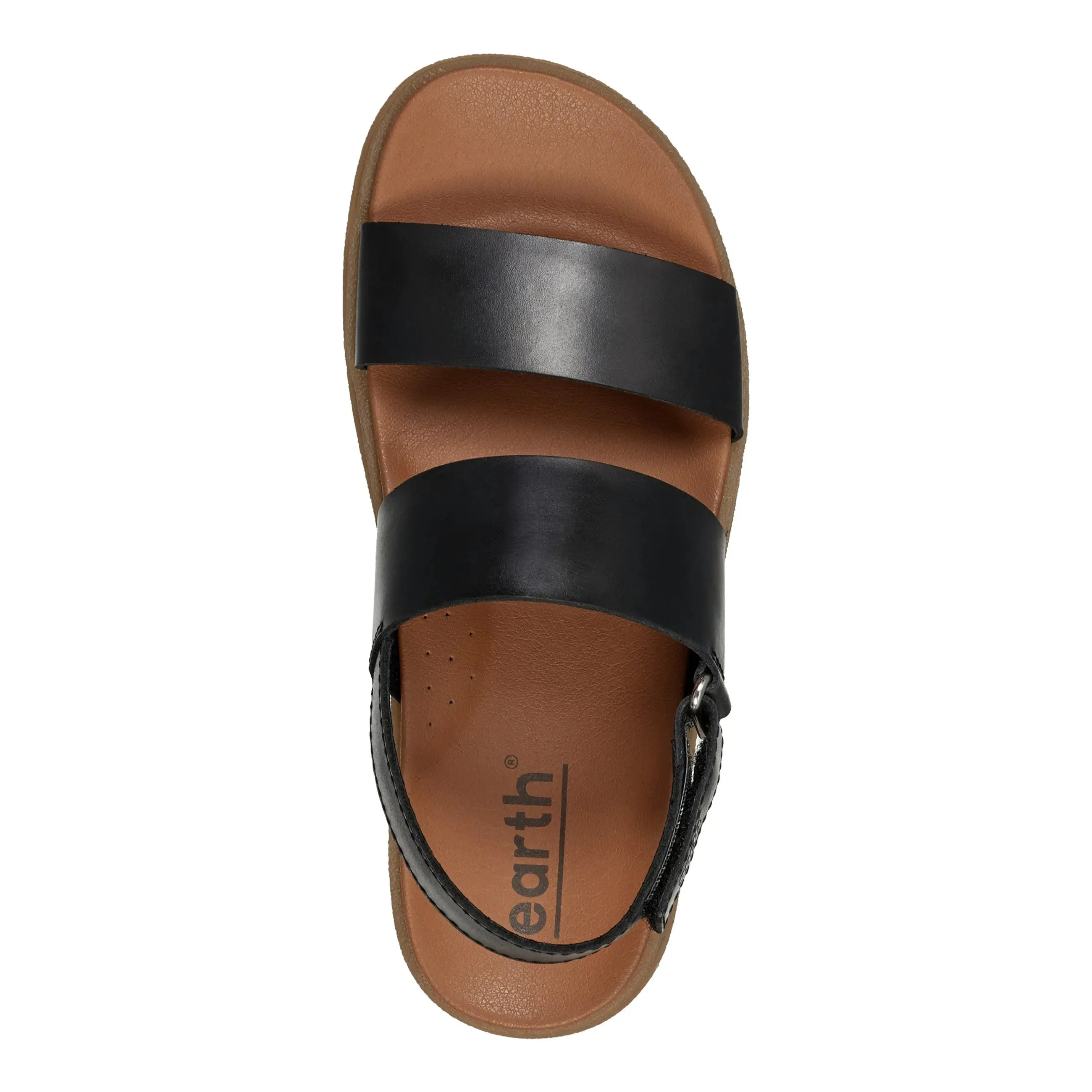 Leah Round Toe Strappy Casual Flat Sandals