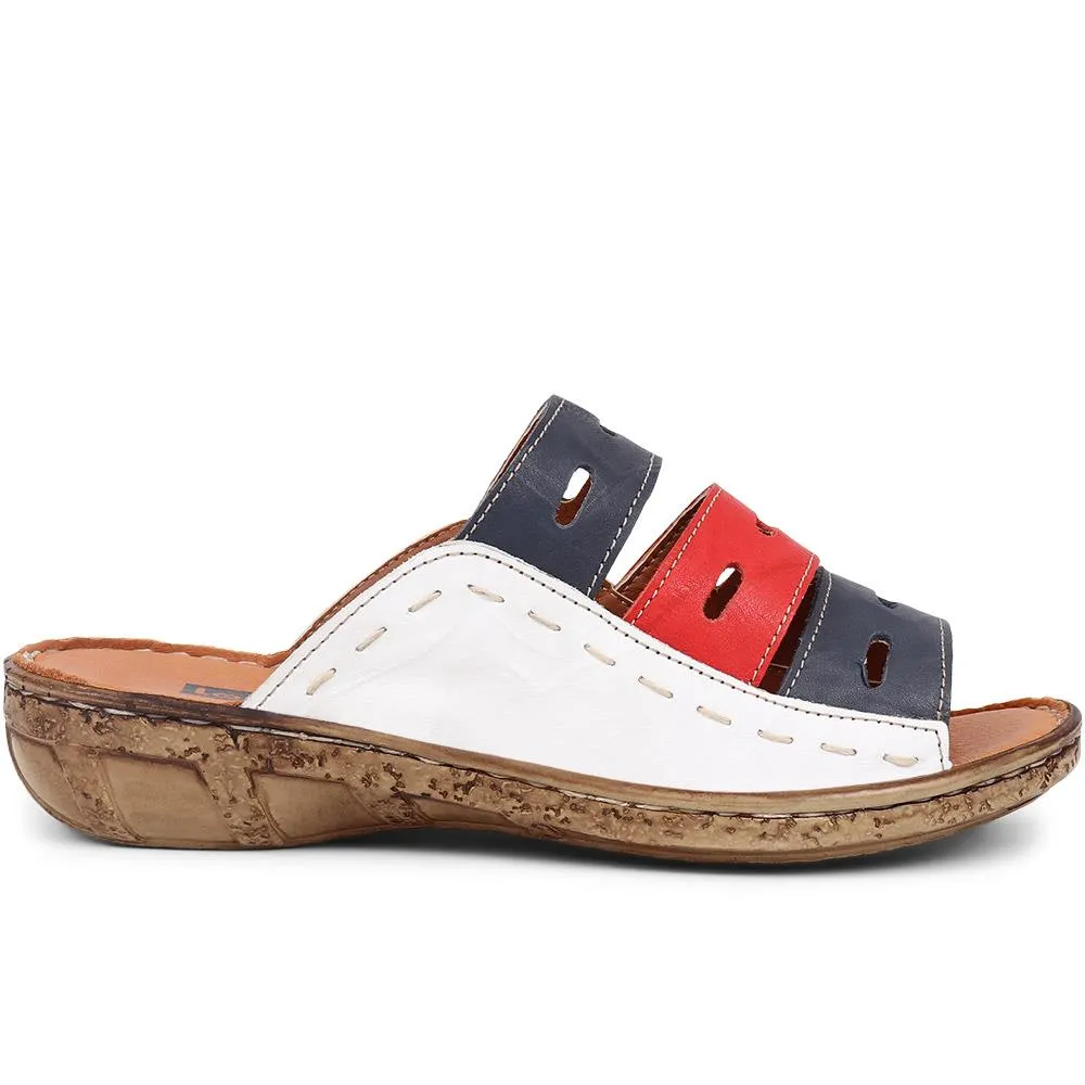 Leather Mule Sandals - HAK39029 / 325 612