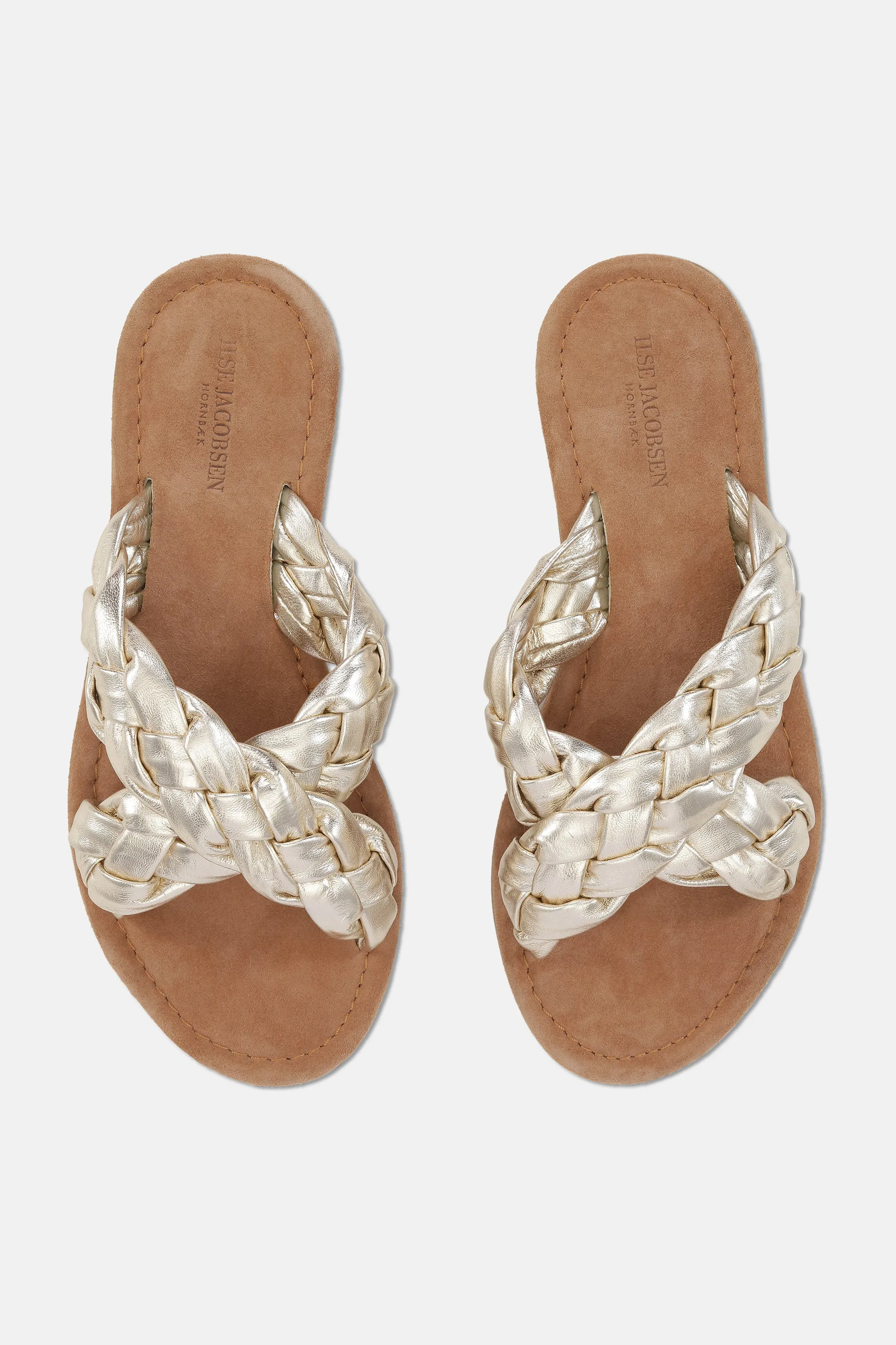 Leather Sandal - Silver