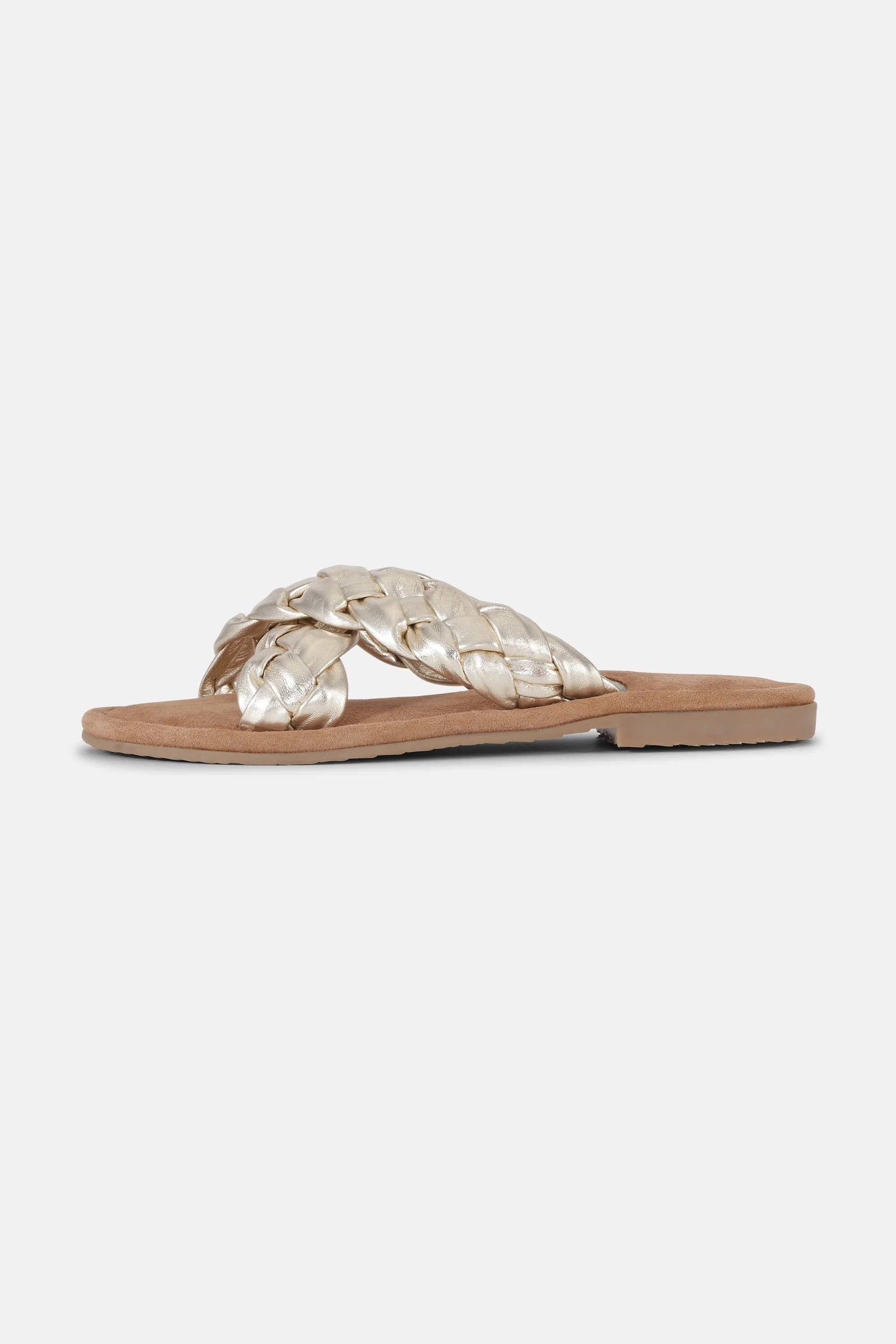 Leather Sandal - Silver