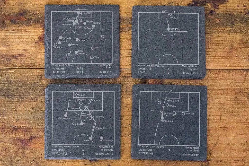 Liverpool F.C. Greatest Plays in Sports Coasters