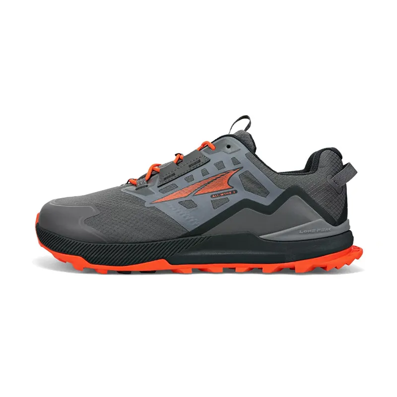 Men's Lone Peak Low All-Weather 2 Gray/Orange