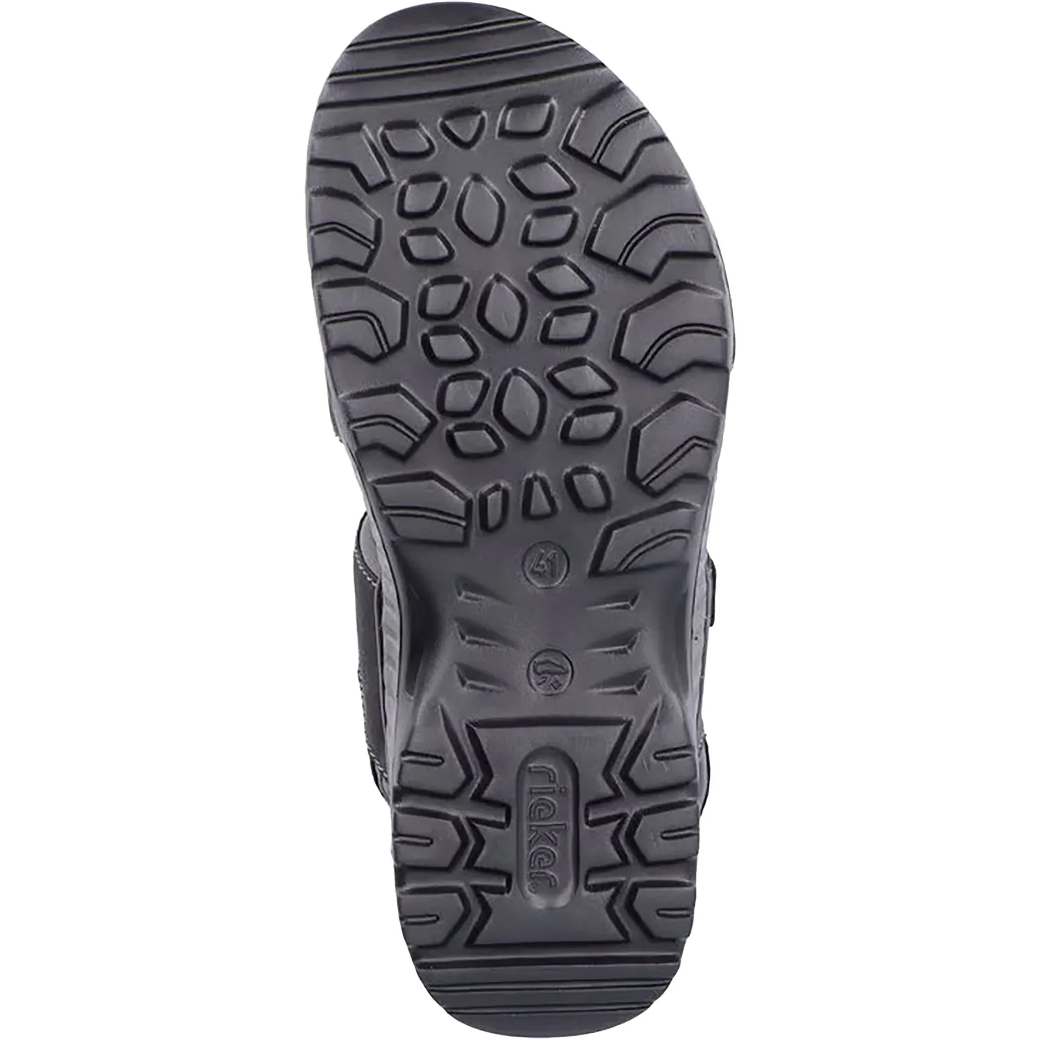 Men's Rieker 21861-00 CLEMENS 61 Schwarz/Blei Synthetic