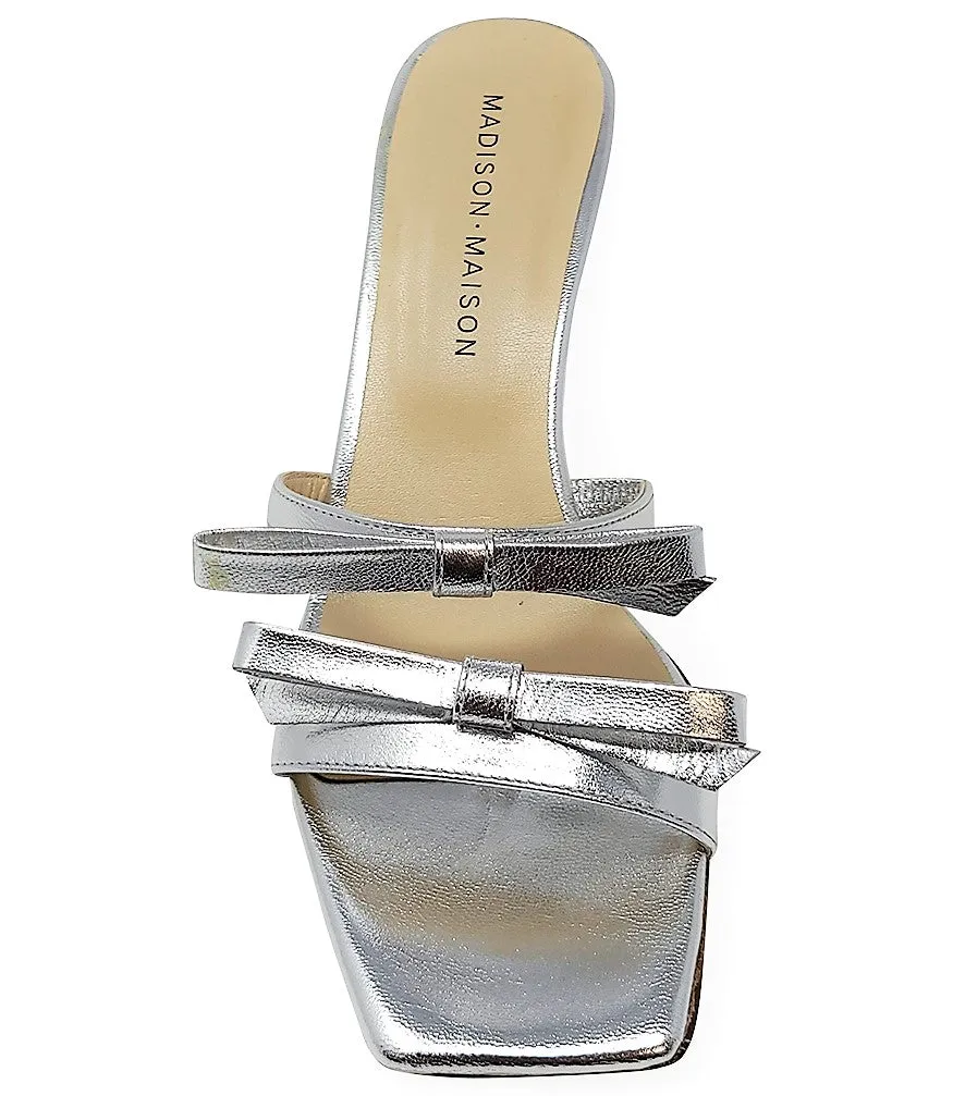 Silver High Heel Sandal