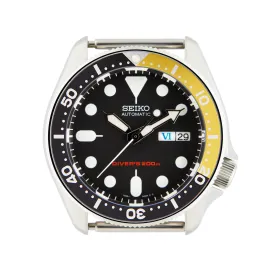 SKX007/SRPD Aluminium Bezel Insert: Seiko style Black/Yellow (Bumblebee)