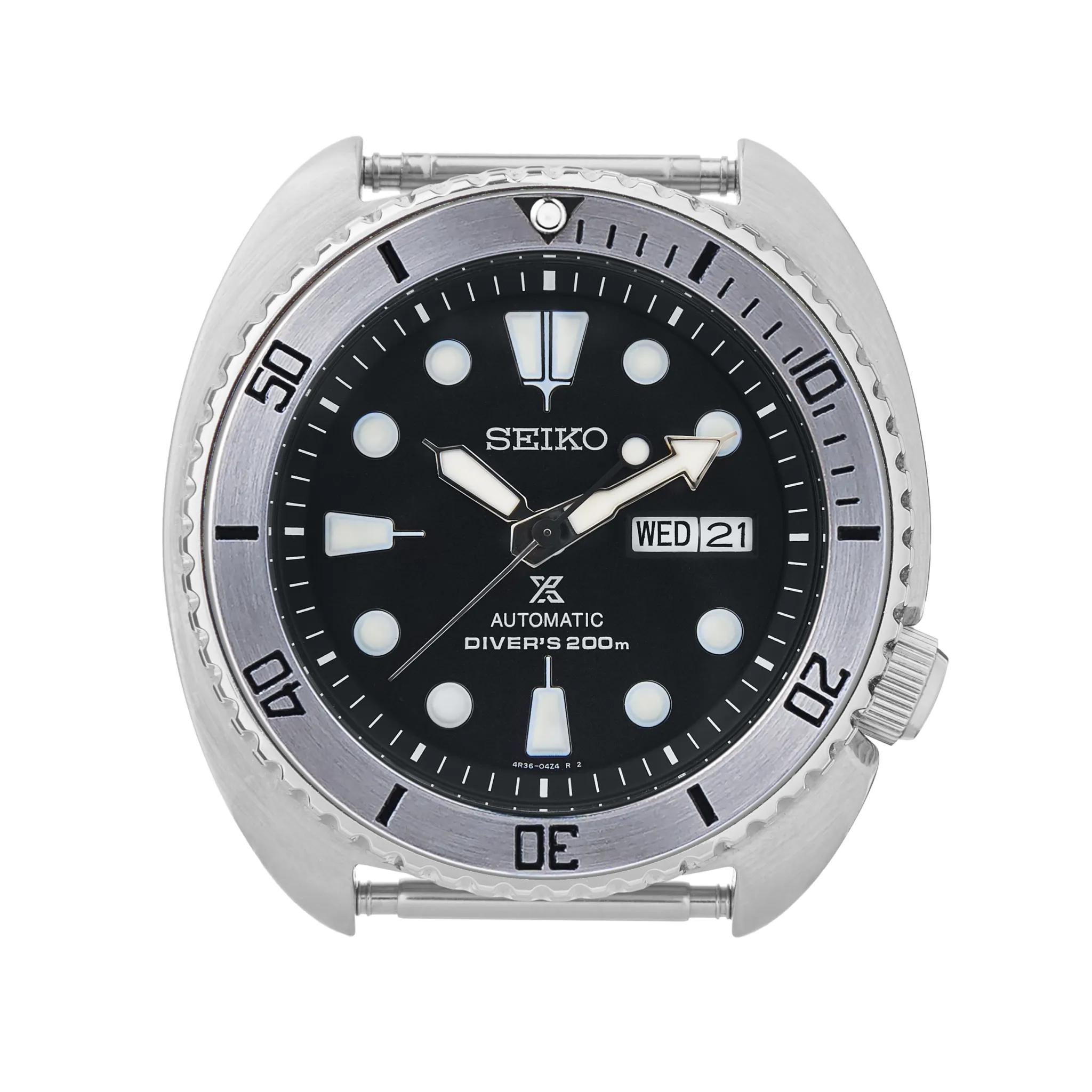 SRP Turtle Steel Bezel Insert: BB Style Black