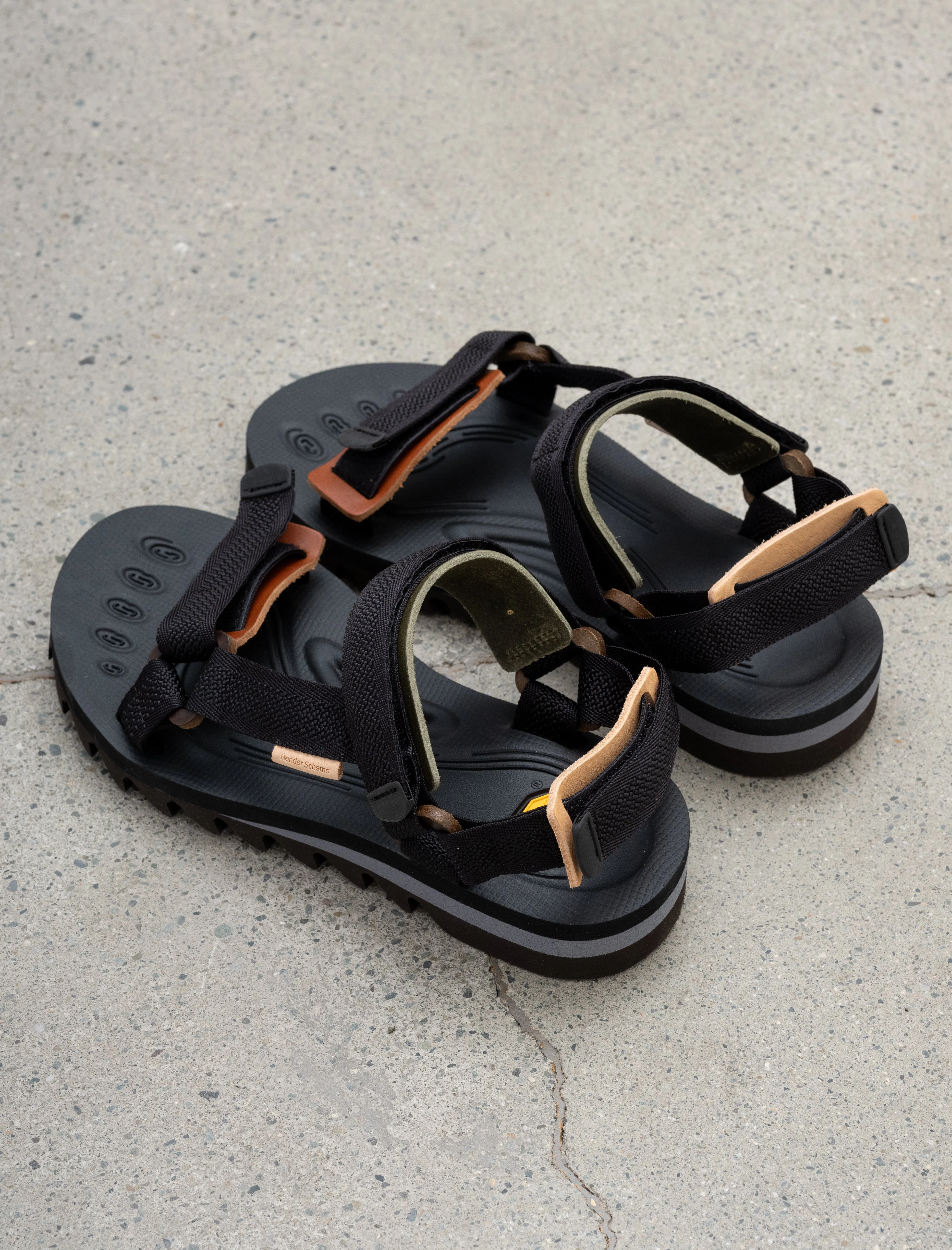 Webb Leather Sport Sandals Multi Brown