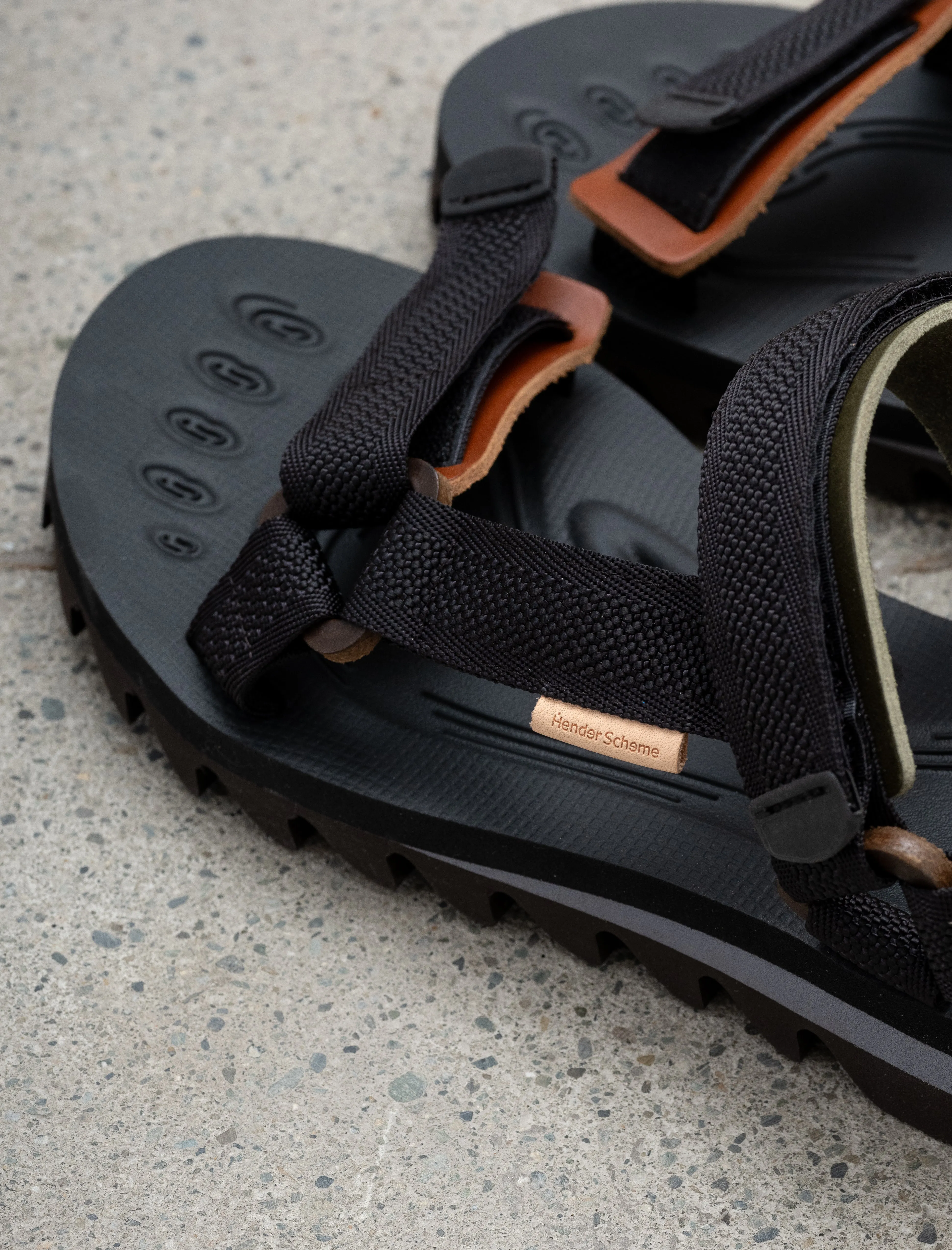 Webb Leather Sport Sandals Multi Brown