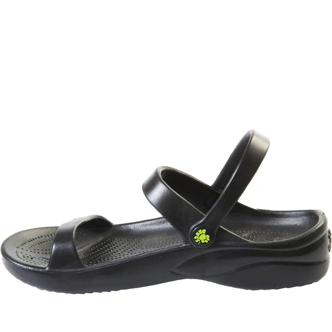 Women's 3-Strap Sandals - Black