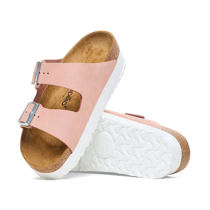 Women's Arizona Platform Narrow Soft Pink Nubuck