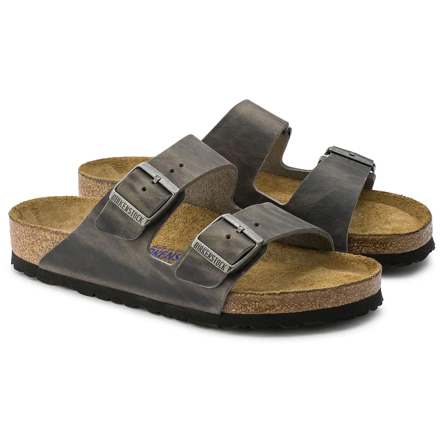 Women's Arizona Soft Footbed Iron Oiled Leather