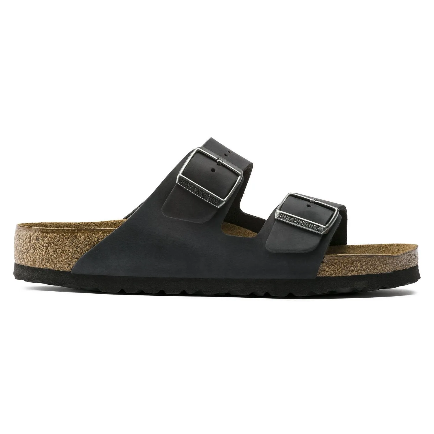 Women's Arizona Soft Footbed Narrow Black Oiled Leather