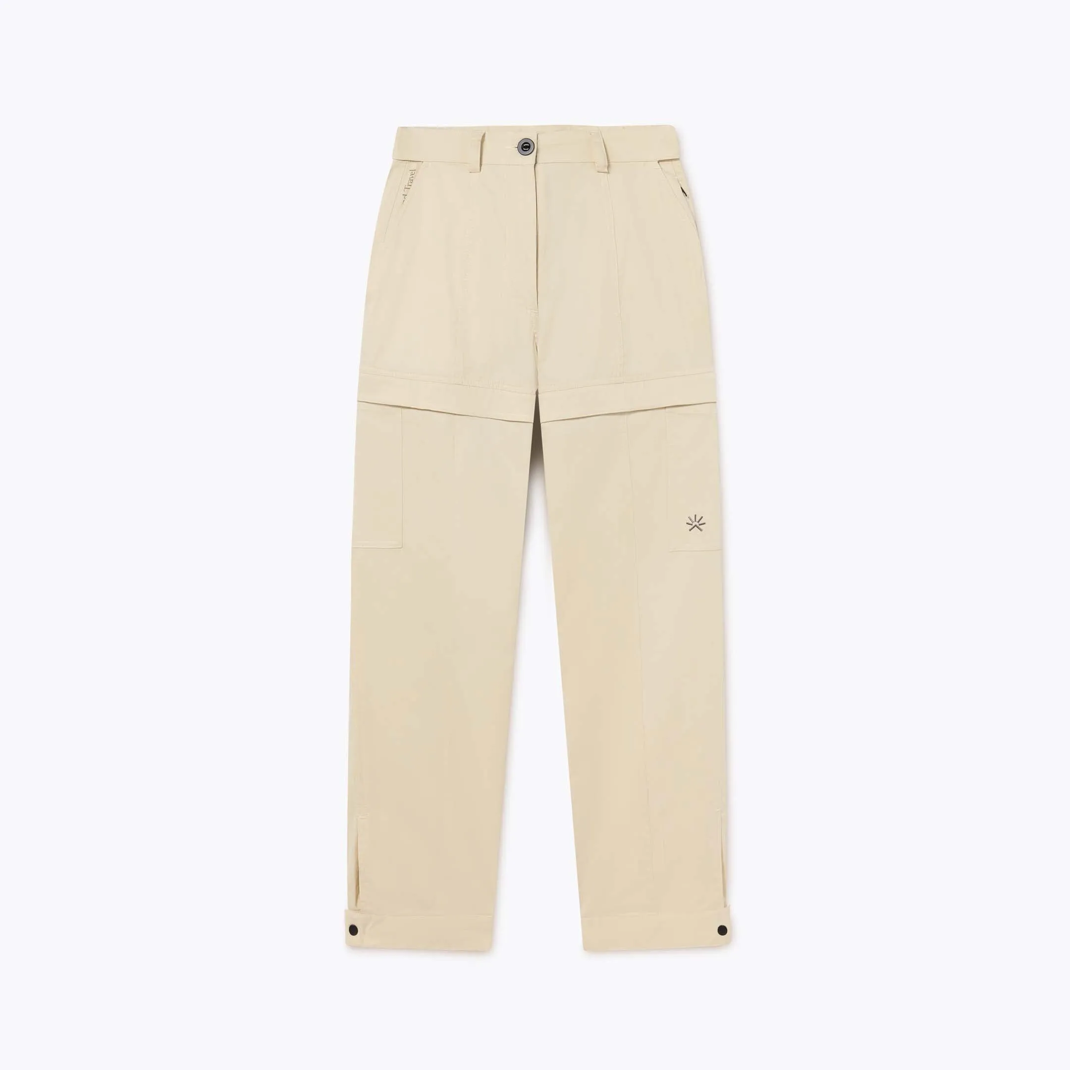 Women's Zip-Off Pant Almond White